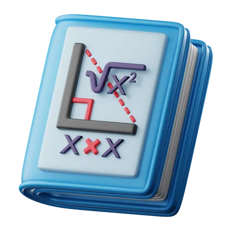 Livre de maths  3D Icon