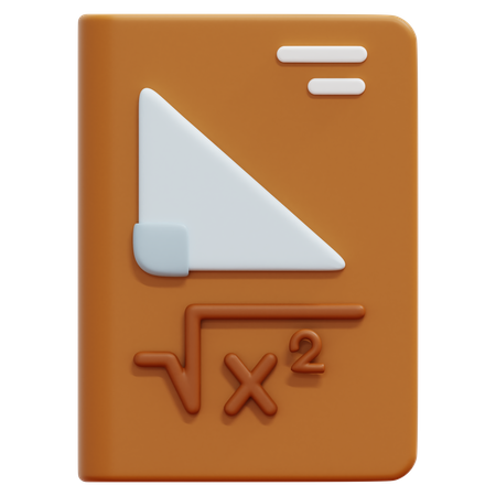 Livre de maths  3D Icon