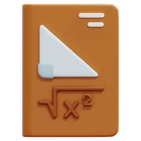 Livre de maths  3D Icon