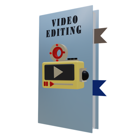 Livre de montage vidéo  3D Icon