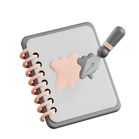 Livre de peinture  3D Icon