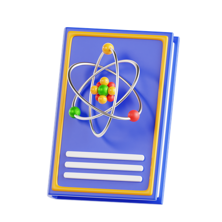 Livre de physique  3D Icon