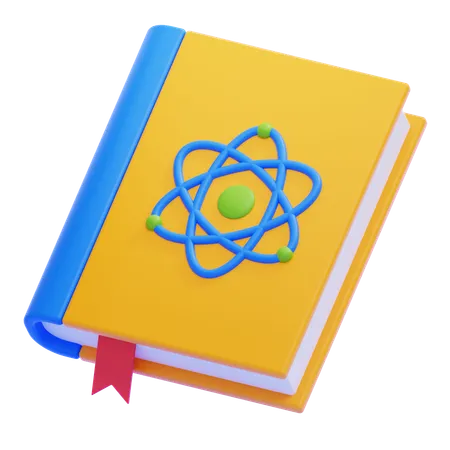 Livre de physique  3D Icon