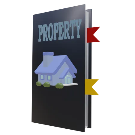 Livre de propriété  3D Icon