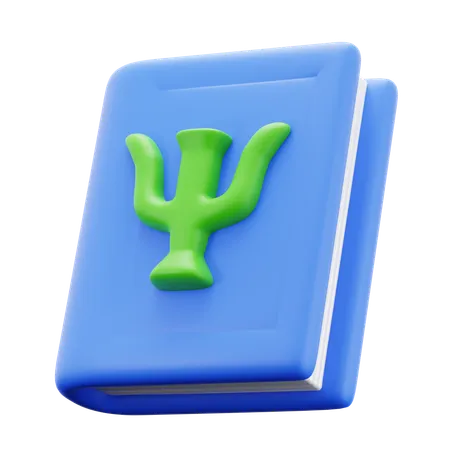 Livre de psychologie  3D Icon