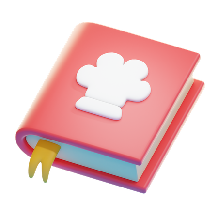 Livre de recettes  3D Icon