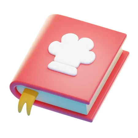 Livre de recettes  3D Icon