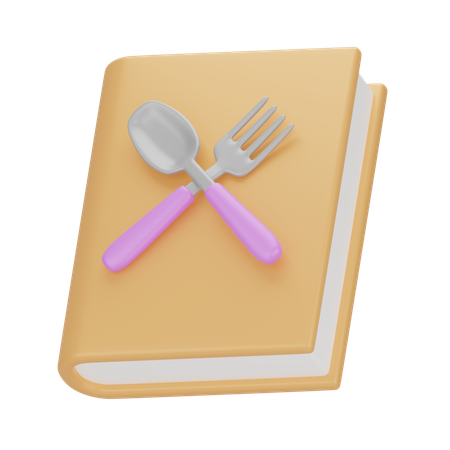 Livre de recettes  3D Icon