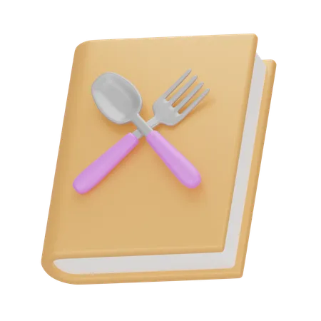 Livre de recettes  3D Icon