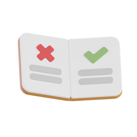 Livre de règles  3D Icon