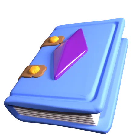 Livre de sortilèges  3D Icon