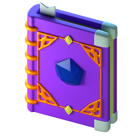 Livre de sortilèges  3D Icon