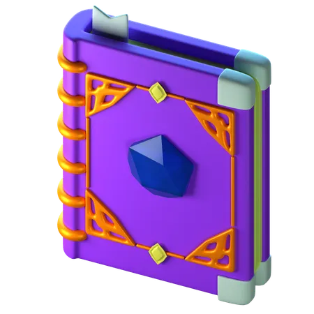 Livre de sortilèges  3D Icon