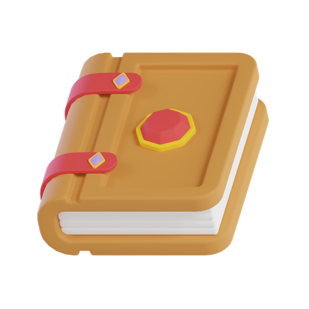 Livre de sortilèges  3D Icon