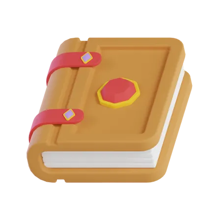 Livre de sortilèges  3D Icon