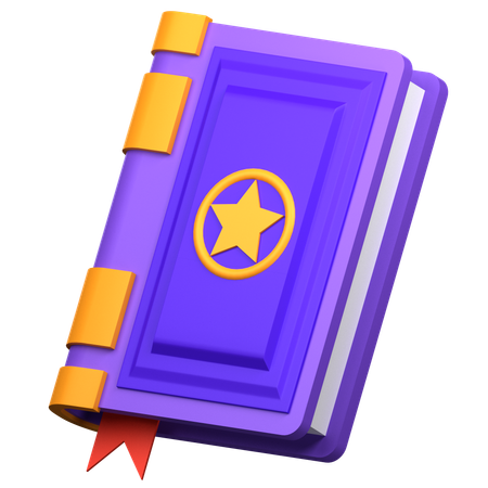 Livre de sortilèges  3D Icon