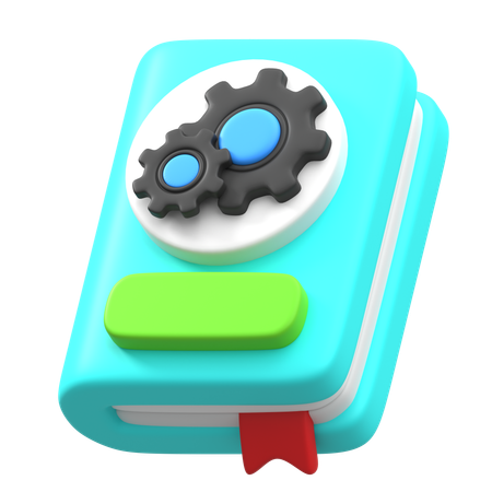 Livre de technologie  3D Icon