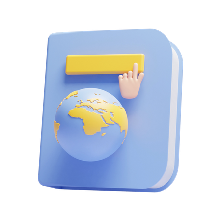Livre de voyage  3D Icon