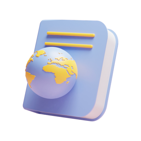 Livre de voyage  3D Icon