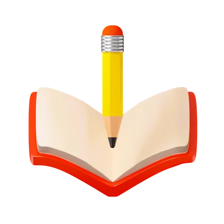 Livre d'écriture  3D Icon
