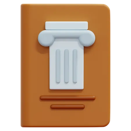 Livre d'histoire  3D Icon