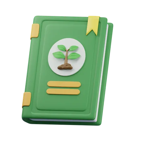 Livre d'écologie  3D Icon