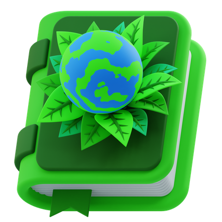 Livre d'écologie  3D Icon