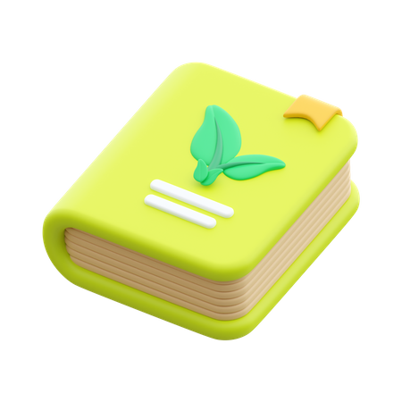 Livre d'écologie  3D Icon