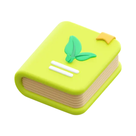 Livre d'écologie  3D Icon