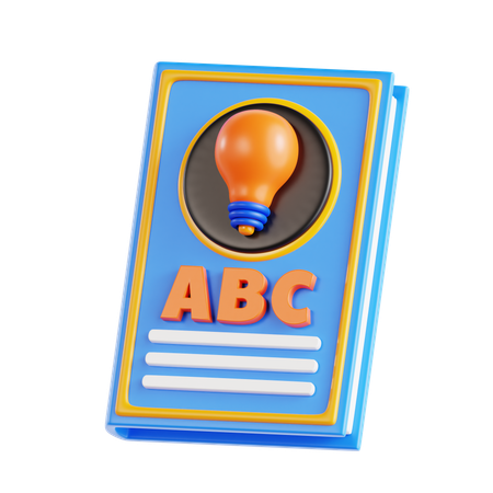 Livre éducatif  3D Icon