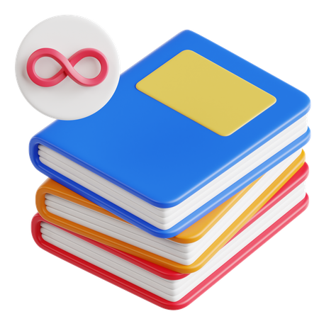 Livre éducatif  3D Icon