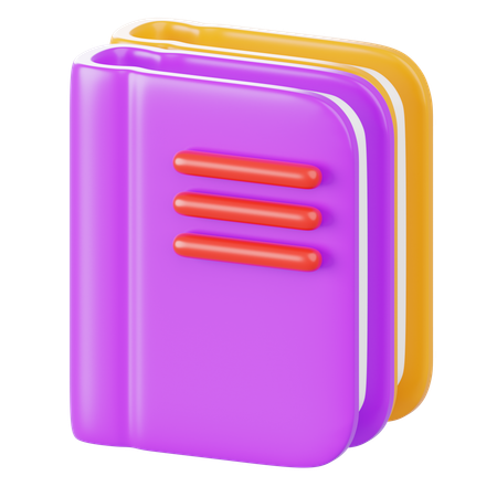 Livre éducatif  3D Icon