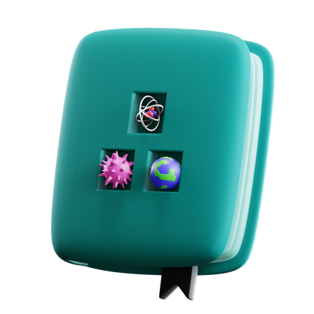 Livre éducatif  3D Icon