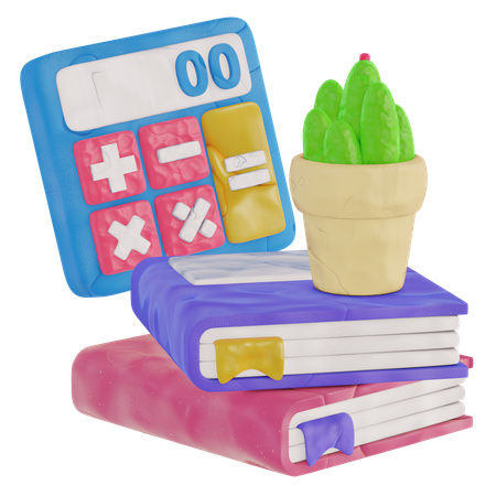 Livre éducatif  3D Icon