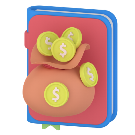 Livre financier  3D Icon