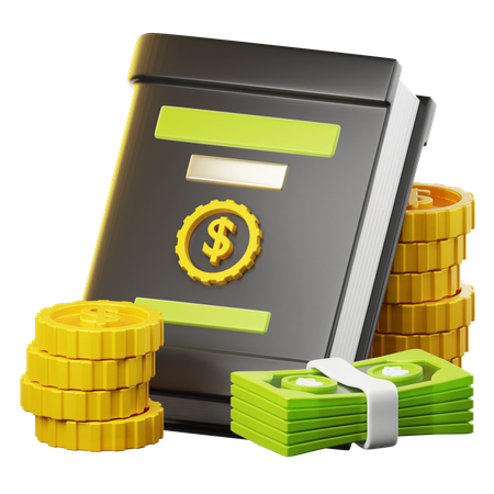 Livre financier  3D Icon