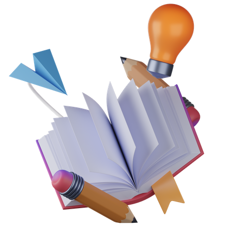 Livre d'innovation  3D Icon