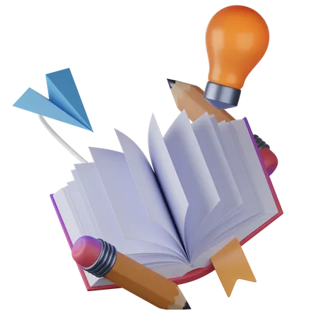 Livre d'innovation  3D Icon