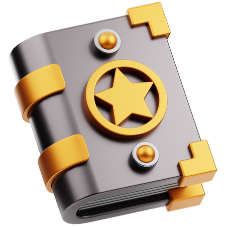 Livre de magie  3D Icon