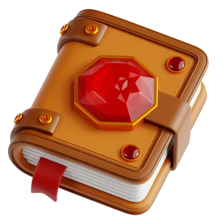 Livre de magie  3D Icon