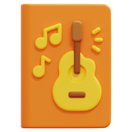 Livre de musique  3D Icon