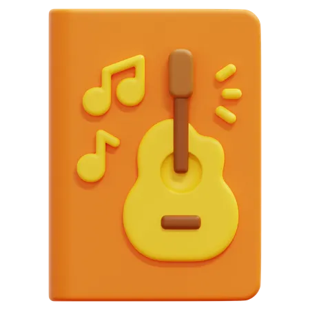 Livre de musique  3D Icon