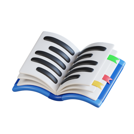 Livre ouvert  3D Icon