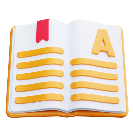 Livre ouvert  3D Icon