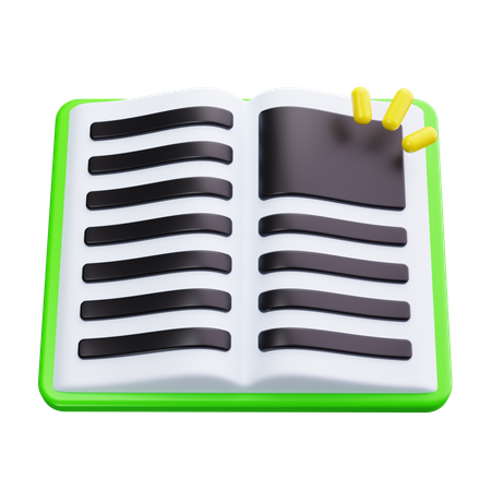 Livre ouvert  3D Icon