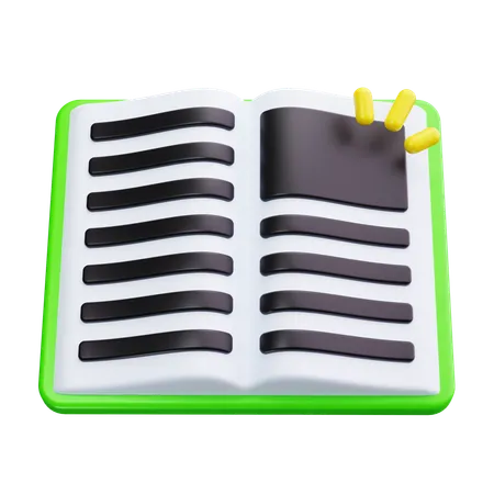 Livre ouvert  3D Icon