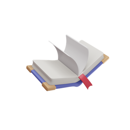 Livre ouvert  3D Illustration