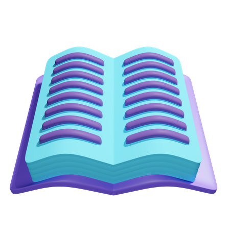 Livre ouvert  3D Icon