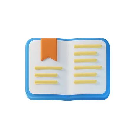 Livre ouvert  3D Icon