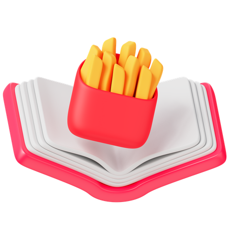 Livre de restaurant  3D Icon